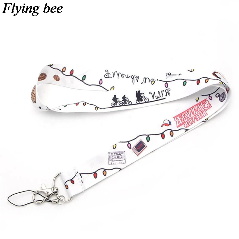 Flyingbee странные вещи веревочные брелоки для телефона ремешок ключей