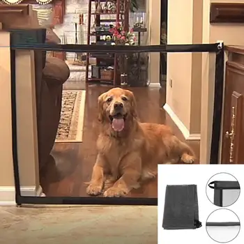 

Magic-Gate Dog Pet Fences Portable Folding Safe Guard Indoor and Outdoor Protection Safety Magic Gate For Dogs Cat Pet
