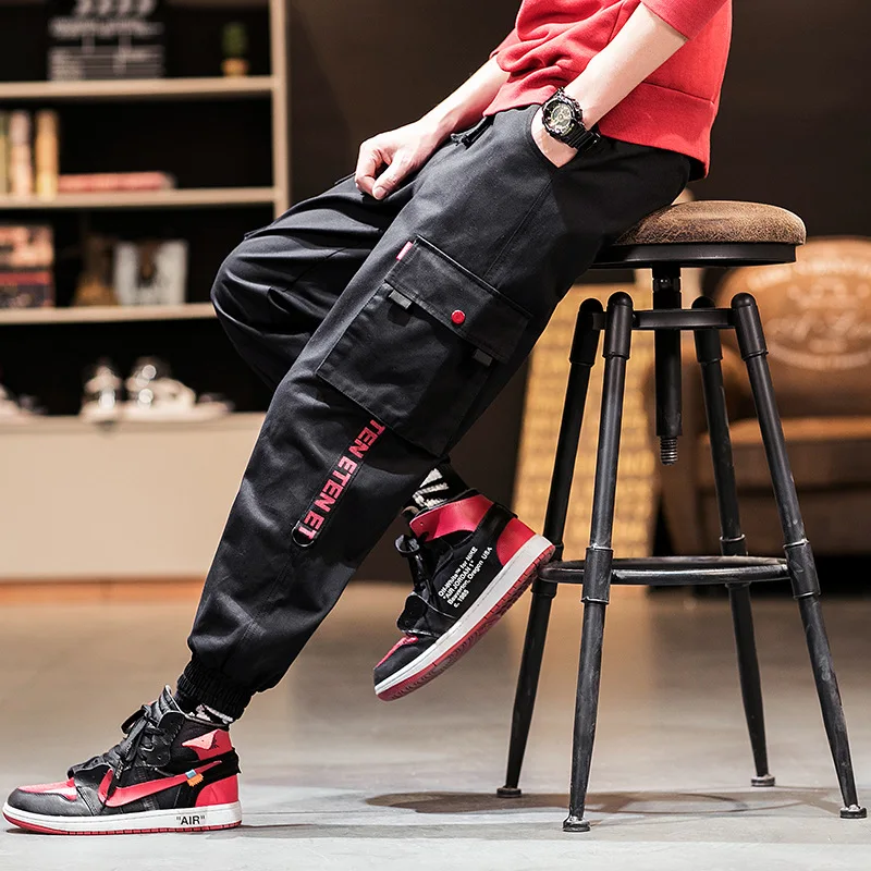 

INS Beam Leg Bib Overall Men's Popular Brand Spring Loose-Fit Pants Men's Korean-style Trend Versatile Straight-Cut Casual Trous
