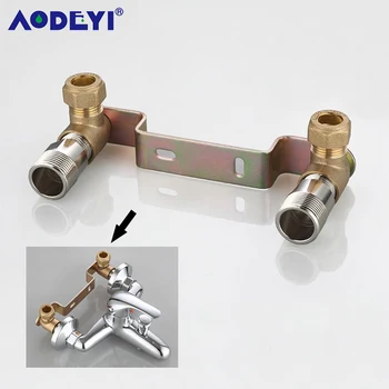 

Brasss Thermostatic Shower Mixer Tap Bar Valve Concealed Pipe Fixing Fitting Wall Plate Replacement Kit Stainless Steel