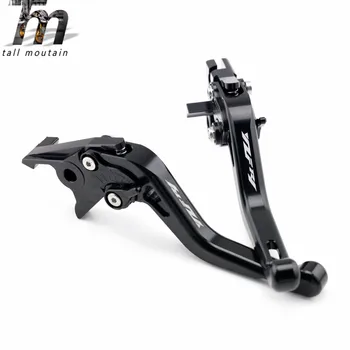 

Short Brake Clutch Levers For YAMAHA YZF-R1 YZFR1 2009-2014 10 11 12 13Motorcycle Accessories Aluminum Adjustable logo YZF R1