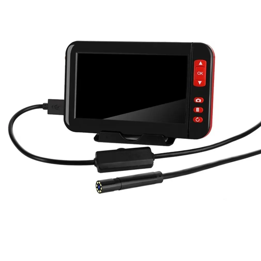 

4.3-Inch Led Color Screen Hd 1080P Digital Endoscope Borescope Inspection Camera Adjust Brightness For Automobile