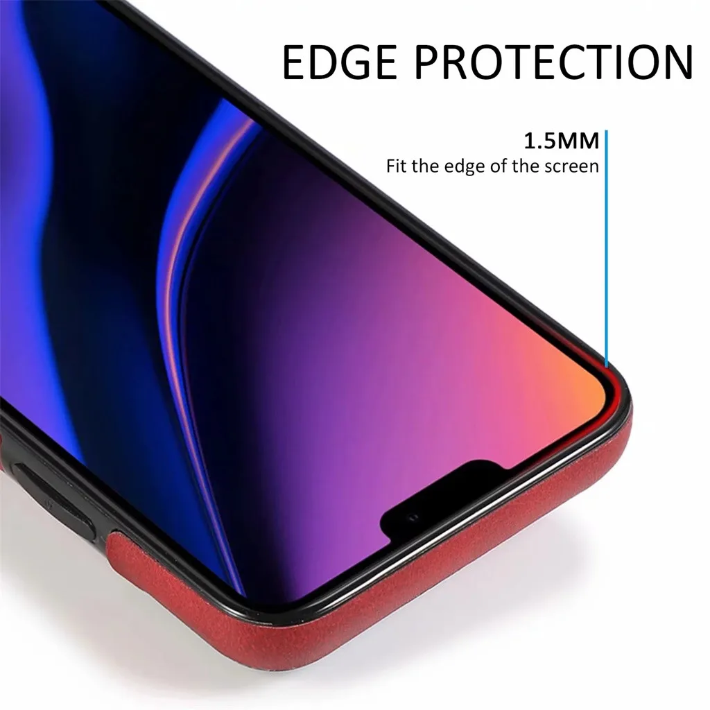 Защитный чехол с отделениями для кошелька кошелек на молнии iPhone 11 Pro 5 8 дюймов