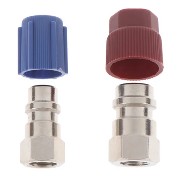 

R-12 to R-134a Retrofit Conversion Adapter Fitting 1/4 SAE Valves Kits