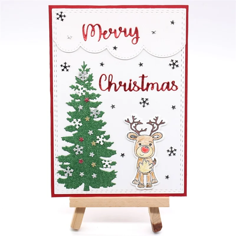 

ZFPARTY Christmas Tree Metal Cutting Dies Stencils for Scrapbooking Stamp/photo album Decorative Embossing Paper Cards