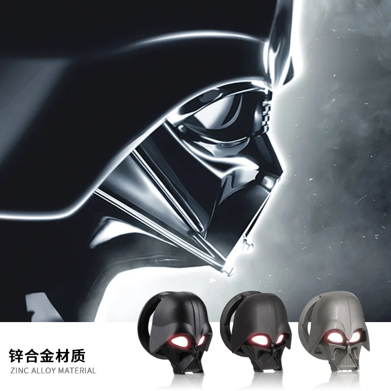 자동차 장식 공간 전쟁 해골 엔진 점화 Onekey 시작 중지 푸시 버튼 스위치 보호 커버 자동 인테리어 액세서리