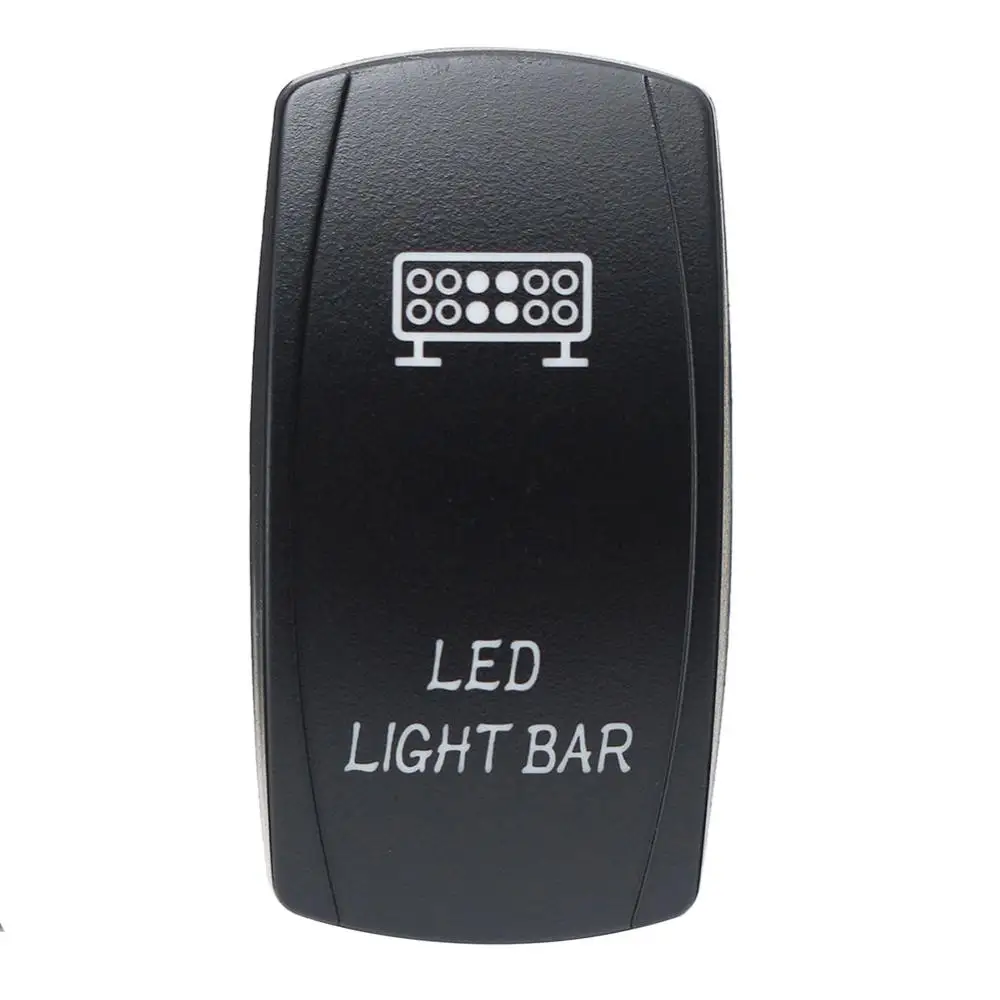 

Universal 5 Pin Laser Etched Labeled Led Arb Rocker Switch Cover Cap For Boat Car Truck Carling