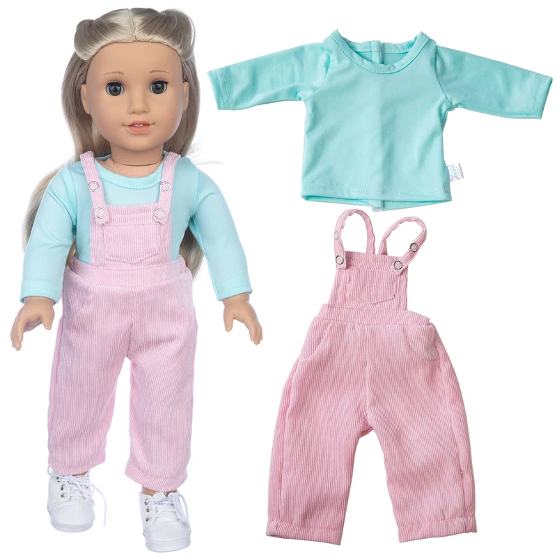 Mix match fashionable suit doll clothes barbie doll clothes Fit for American Girl Doll Clothes 18-inch Doll Christmas Girl Gift(only sell clothes)