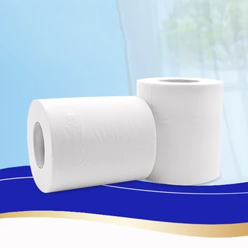 

10 Rolls 4-Ply White Toilet Paper Smooth Soft Premium Toilet Paper Rapid Dissolving Toilet Paper Bamboo Pulp Hotel Hand Nakin Ma
