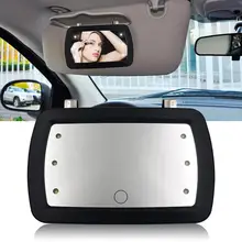 

Auto Car Interior Sun Visor High Clear Touch Switch LED Light Makeup Mirror
