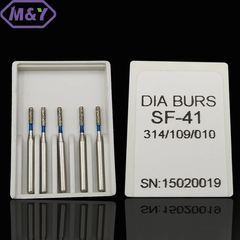 50piece Dental Diamond Burs Drill Dentistry Handpiece Dental Burs EX-21EF FO-25 FO-30EF FO-32/SF-12 SF-13 SF-4 SI-48 - Цвет: DIA BURS  SF-41