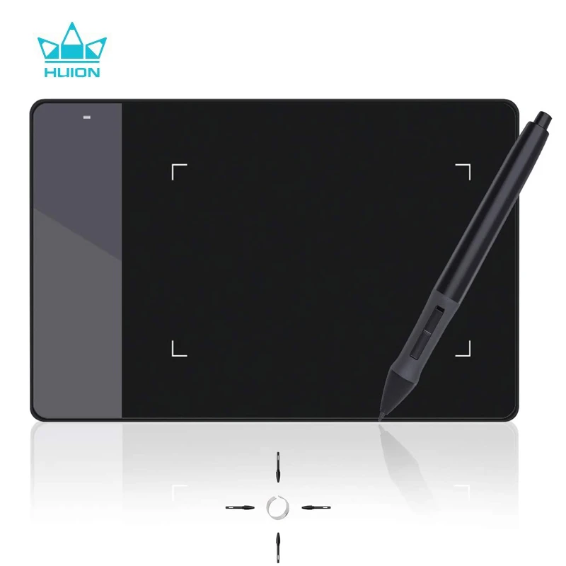 Huion 420 Graphics Drawing Tablet Perfect For Osu Game Digital Pen Signature Pad 4x2.23 Inches