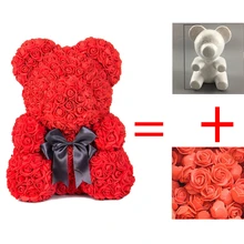 Украшения для вечеринок своими руками 1 шт Сделай Сам игрушка для рукоделия белая пена медведь пенополистирол пенопласт моделирование розовый медведь эмбрион пена сердечник валентный