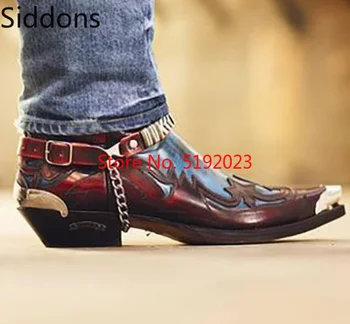 

Winter Ankle Boots Men Shoes Appliques Vintage Classic Male Casual Motorcycle Boot Zapatos De Hombre Fashion Shoes Men D332-1