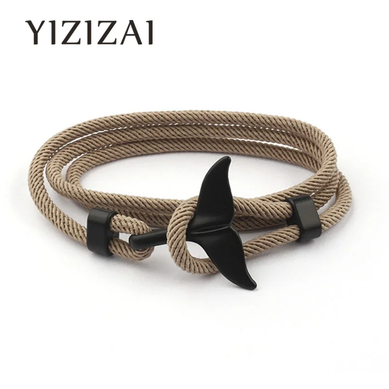 YIZIZAI новый модный Многослойный кожаный браслет В миланском стиле с цепочкой в