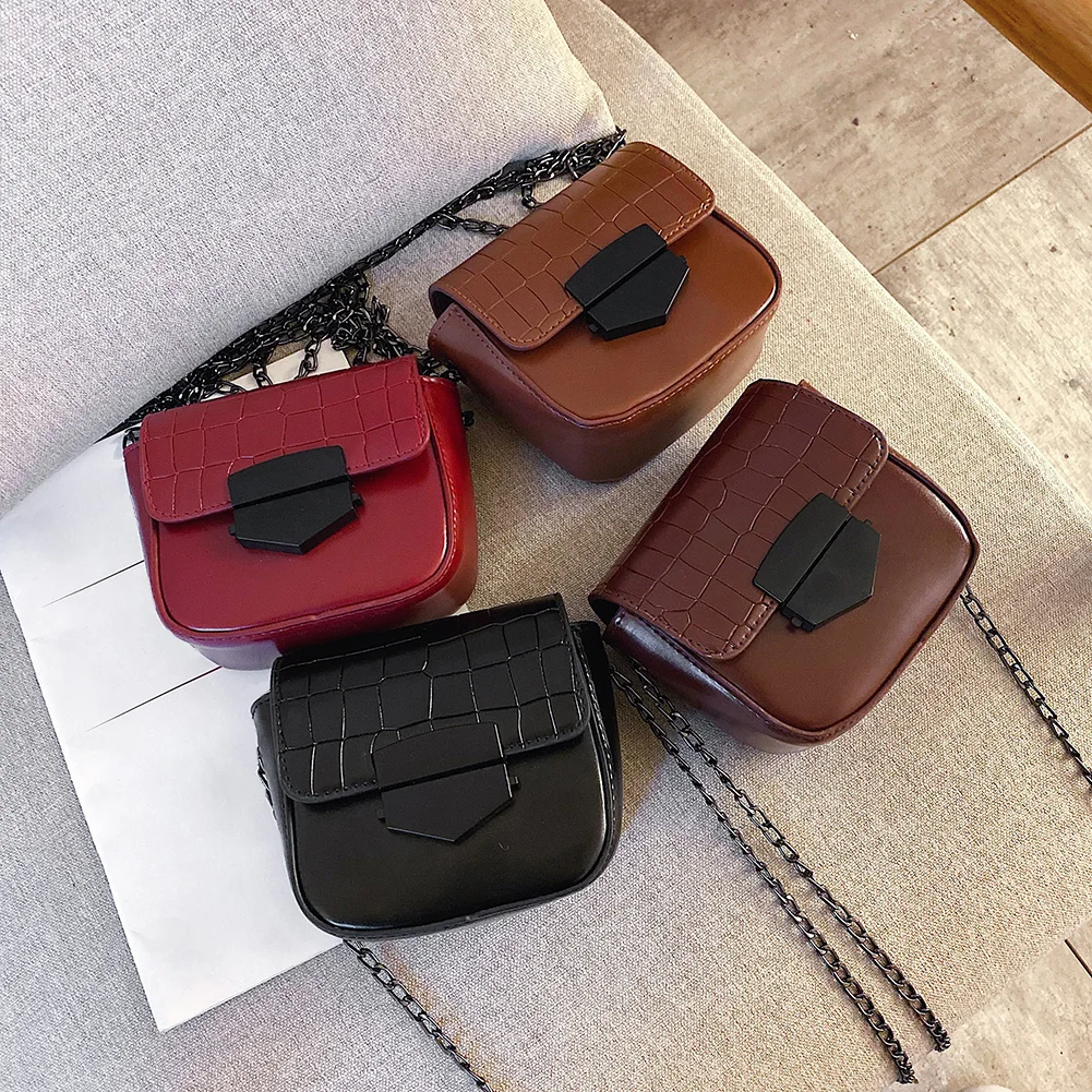 Однотонные модные женские сумки мессенджеры из искусственной кожи через плечо