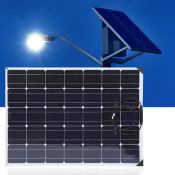 

150W Flexible Solar Panel Battery Charger with 20A Solar Controller anf 10M Extension Cable for Motorhome Boat Solar