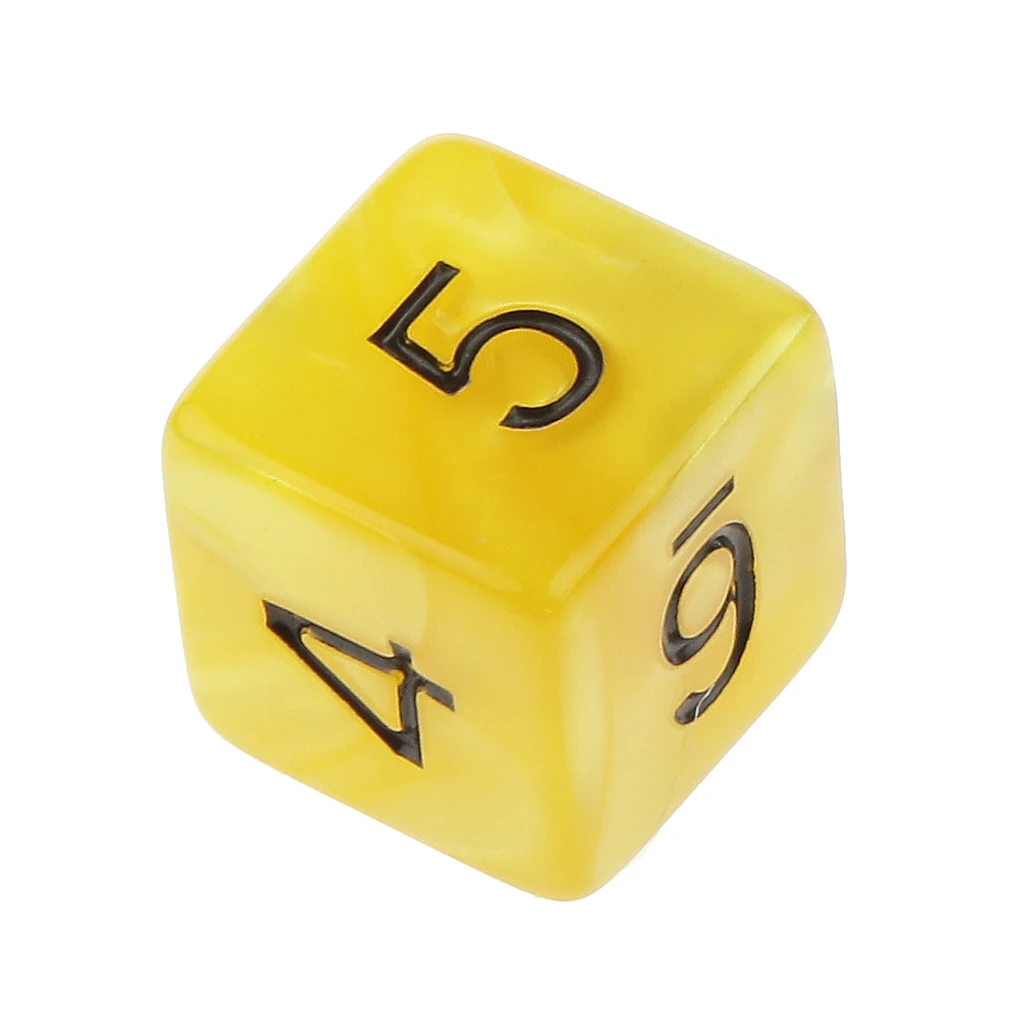 10pcs Multi-Sided AcrylicTabletop Wargames RPGs MTG TRPG Role Playing Game D6 D10 D12 D20 Dices 