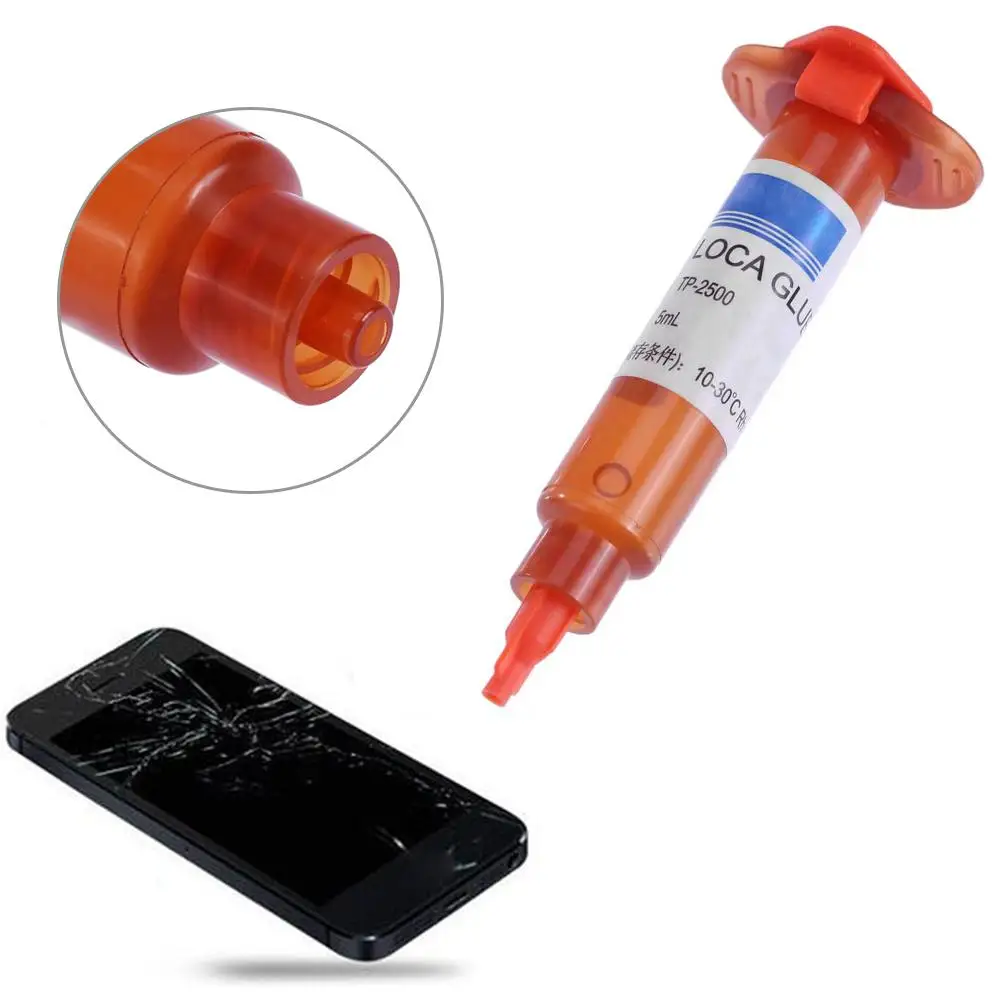 5ML 10ML UV Glue TP-2500 LOCA Liquid Optical Clear Adhesive For Repair Cellphone for Touch Screen Samsung Galaxy iPhone afbeelding