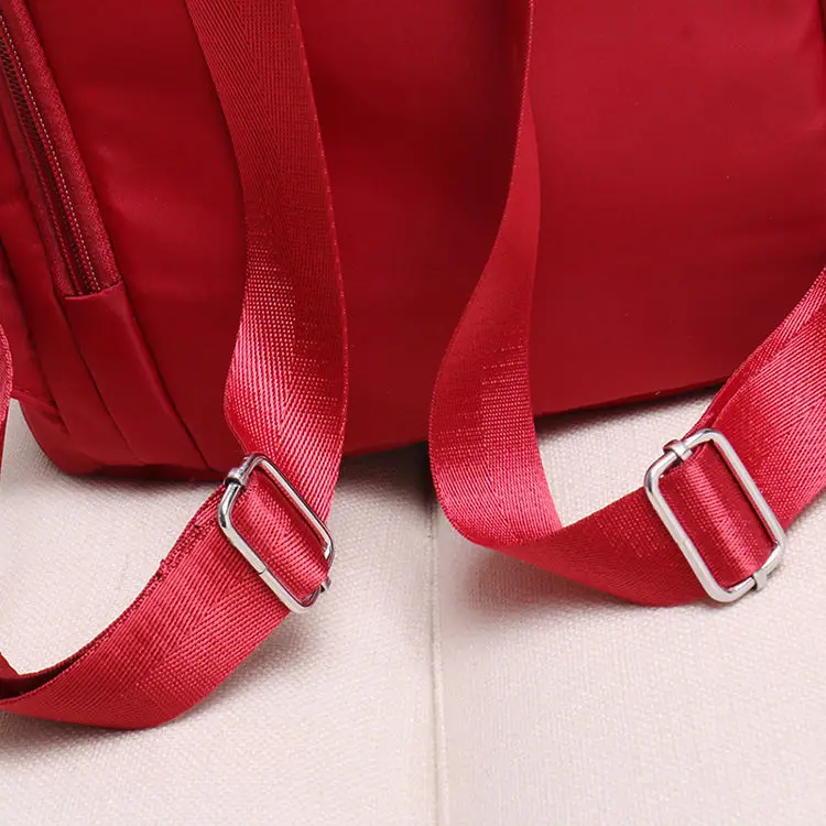 Новая Противоугонная двойная сумка через плечо Корейская версия 100 Большая вместительная сумка на одно плечо водонепроницаемый нейлоновый маленький рюкзак