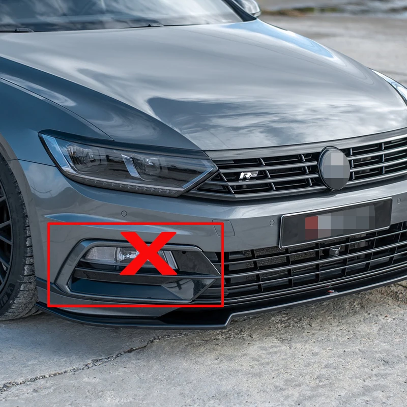 Front lamp chrome decoration exterior front lamp eyebrow strip for vw Passat B8 2015 car accessories