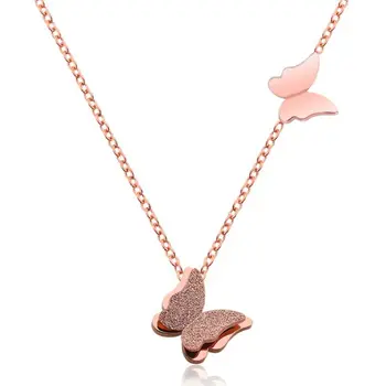 

New Fashion Pretty Butterfly Women's Necklace Girl Women Birthday Festival Party Wedding Gift