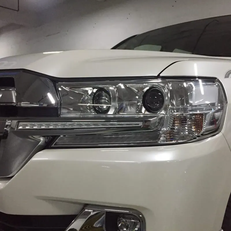 Автомобильный Стайлинг для- Land Cruiser, все светодиодный фары, СВЕТОДИОДНЫЙ DRL Land Cruiser, фара, светодиодный луч, фары