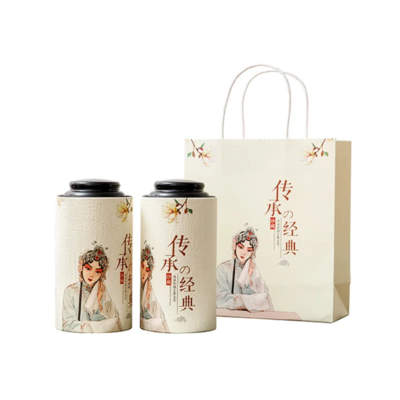 Xin Jia Yi упаковка большой заказ художественная бумага печатные круглые банки для кухни коробка для свадебных сувениров матовая трубка картонная - Цвет: Белый