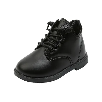 

2020 New Winter Snow Boots For Kids Short Boots And Velvet Simple And Comfortable Martin Boots 1-6 Years Old Baby Soft Boots