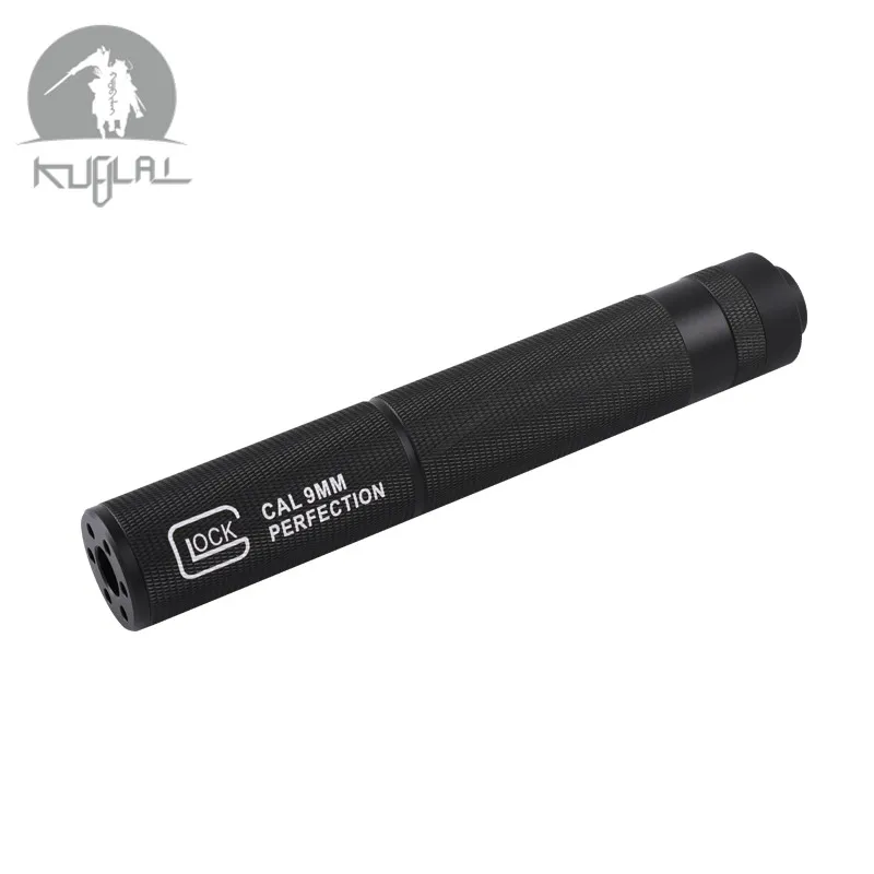 New Knurling 14 мм CCW AEG страйкбол внутренний алюминиевый черный цвет геля