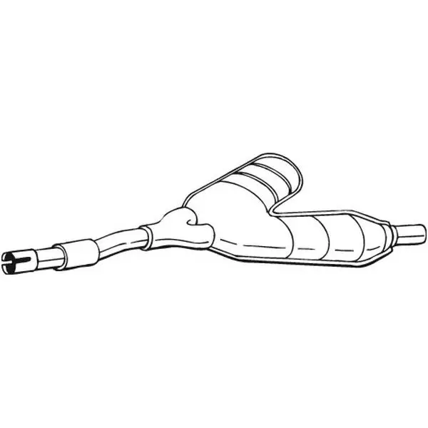 Глушитель средняя часть BMW E39 2.0i/2.5i/2.8i M52 98-00 BOSAL 2 | Автомобили и мотоциклы