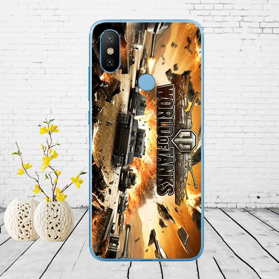 Мягкий силиконовый чехол 91DD world of tanks для Xiao mi Red mi 6 6a mi 8 a2 lite note 5 6 pro 7 Case - Цвет: 1