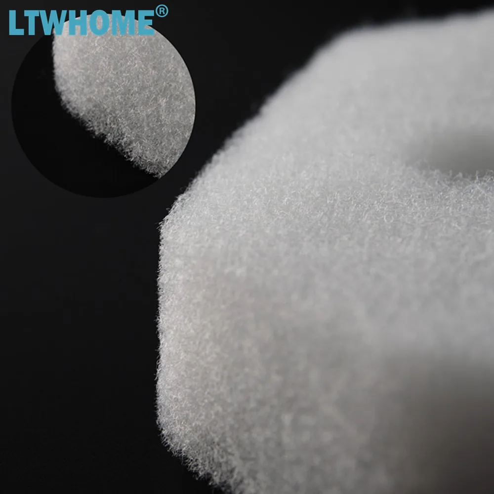 LTWHOME Replacement White Fine Filter Pads for Eheim 2616225, pre filter sponge,activated carbon filter pads