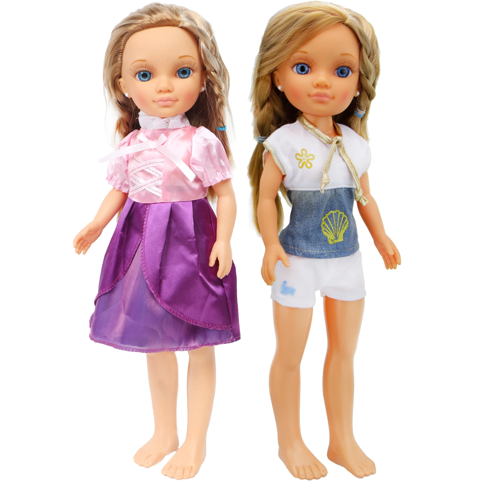 Conjunto de 2 prendas para muñeca Nancy de 43cm, vestido clásico de princesa, ropa para citas diarias, pantalones cortos, accesorios para chica, juguete|Muñecas| - AliExpress