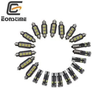 

Eonstime 21pcs Car LED Interior Light Dome map Lamp Kit License Plate Light Bulbs for BMW E46 Sedan M3 1999-2005 led light bulbs