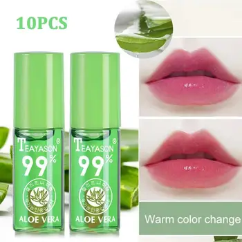

Nutritious Aloe Vera Lip Gloss For Best Friend Gift With Moisturizer Transparent Color Changing Liquid Natural Protect Lipgloss