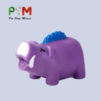 

P Pet Sounding Toys Dog Molar Wear-Resistant Bite Resistant Toy Plastic Environmentally Friendly Paint Cartoon Wild Boar