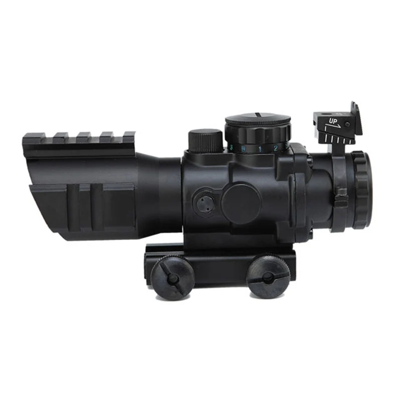 

4x32 Rifle Scope Military Shooting Red Green Dot Rifle scope Hunting Riflescope Tactical Optical Sight Rifle Scope