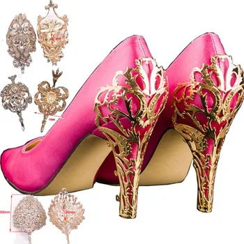 

Shoes Accessories Elegant Metal Carved Heels Women Pumps 2020 High Quality Fashion Sexy High Heels Shoes Woman Wedding Shoes