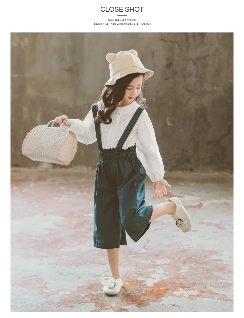 Girls Clothes Set Children Girl Outfits Boutique Kids Clothing Autumn Fall Teen Toddler Shirt+ Loose Pants 3 to 13 Years