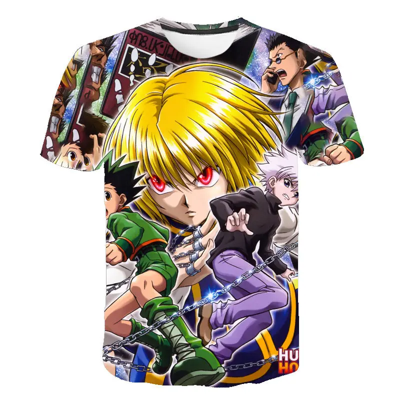 Охотники Охотник х 3D футболки для мужчин женщин и детей Killua Zoldyck Аниме Манга