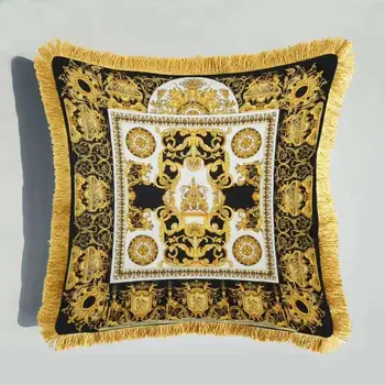 

Square Printed Decorative Palace High Quality Multi-size Throw Velvet Gift Cushion Cover Pillow Case Office Home Decor