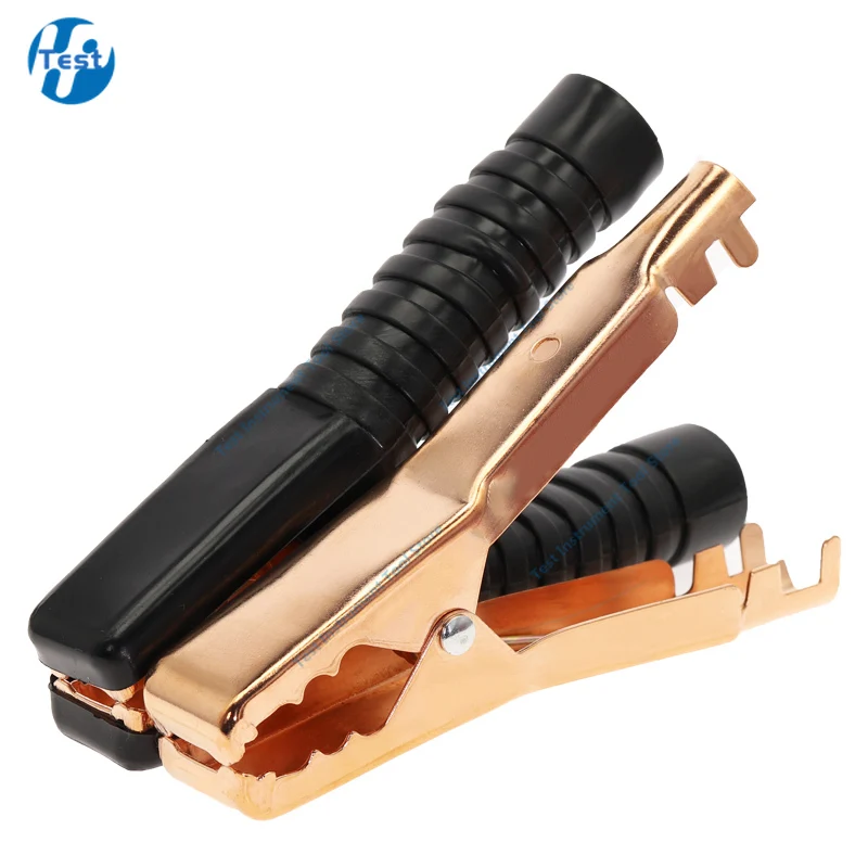2pcs 300A 138mm 헤비 듀티 구리 악어 클립 터미널 테스트 점퍼 케이블 부스트 용 전기 배터리 악어 클램프
