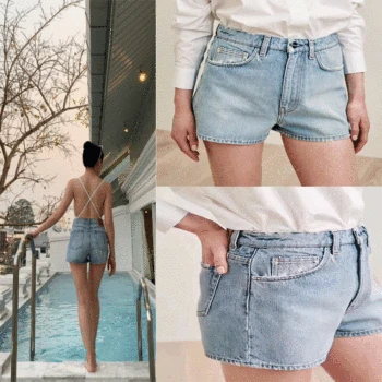 

2020 Summer New High Waisted Vintage Casual Denim Shorts for Women