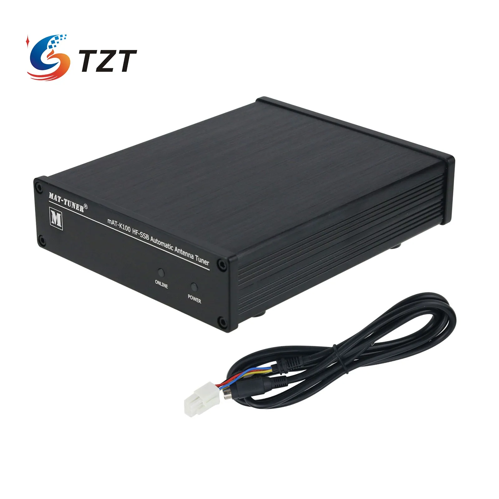 TZT MAT-K100 HF-SSB Automatic Antenna Tuner Short Wave 120W Auto Tuner Ham Radio