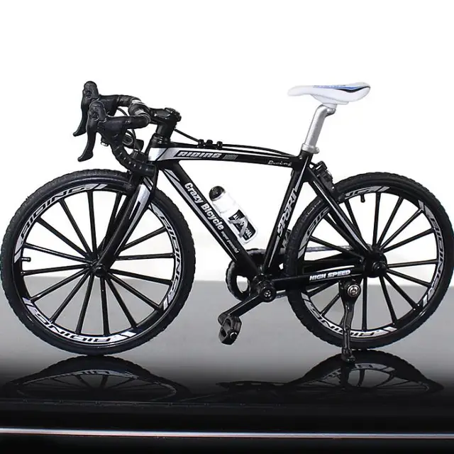 giocattolo per collezione Decor simulare il modello in miniatura di  mountain bike modello retrò MIni in metallo pressofuso modello HONUTIGE  modello 1:10 mountain bike bicicletta da corsa Veicoli a motore Giochi e