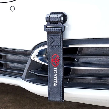 

Trailer Rope Belt Front Car Bumper Sticker for Toyota Camry 40 Hilux CHR Yaris Avensis Prius Caldina Corolla Rav4 Prado 120 GT86