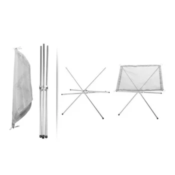 

Charcoal BBQ Grill Stove For Outdoor Barbecue Grill Open 45*30cm Type X Folding Table Oven Folding Portable Cooking