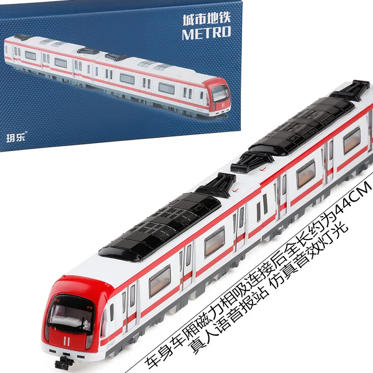 

Harmony Subway Front Car Body Magnetic Sound And Light Alloy Warrior Toy Children Gift 027ab Boxed