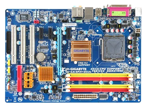 

Original Used Desktop Motherboard Gigabyte GA-EP31-DS3L P31 LGA 775 DDR2 Core 2 Extreme/Core 2 Quad/Core 2 Duo ATX